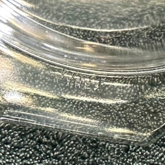 NOS Pyrex Lidded Opalware Glass Snowflake Pattern c1956 - Picture 9 of 16